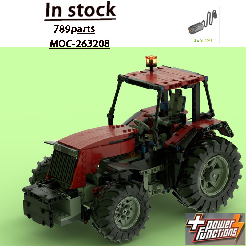 Urban Farming Is - MOC-263208 Model Blok Bangunan Traktor Remote
