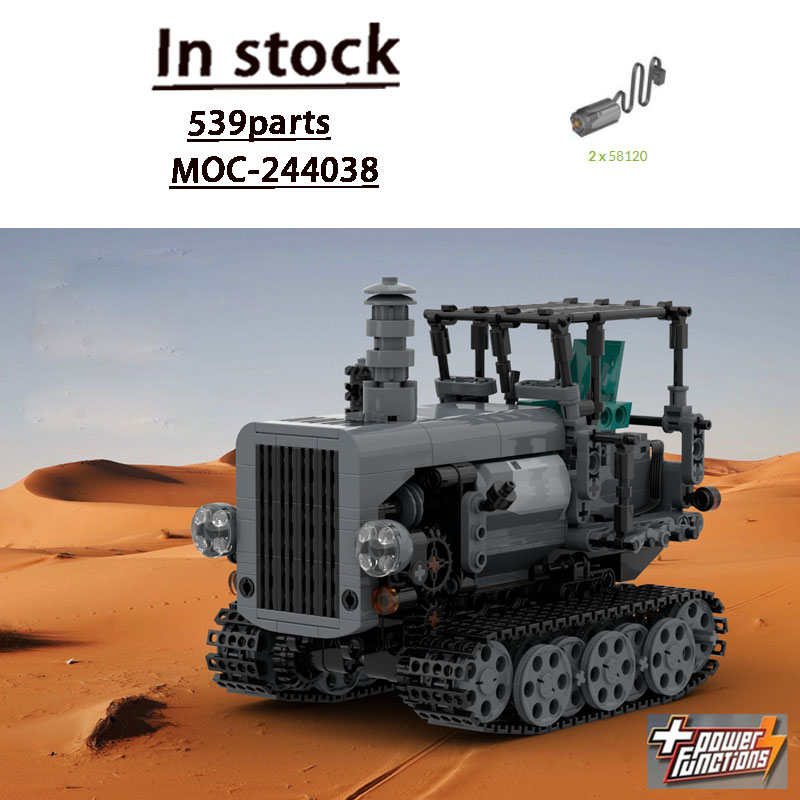 Urban Farming Is - MOC-244038 Model Blok Bangunan Traktor Pertanian